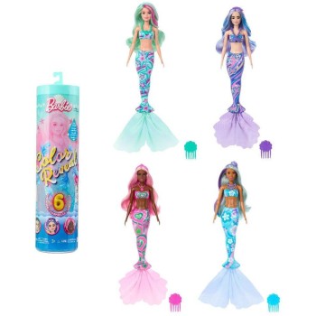 Mattel Barbie Color Reveal Doll With 6 Surprises - Dream Mermaids HRK12 / HRK13 194735178766