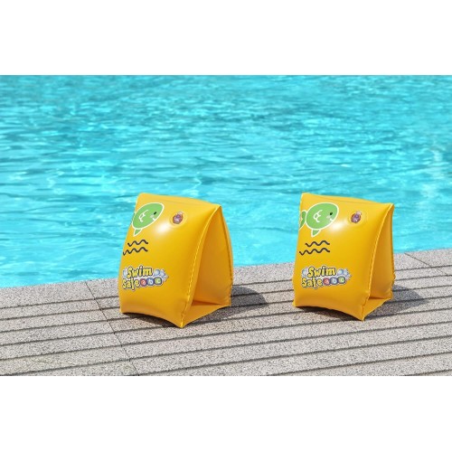 Bestway Μπρατσάκια 23X15εκ. Arm Bands Κίτρινα Κολύμβησης Για Παιδιά 32033 6941607320280