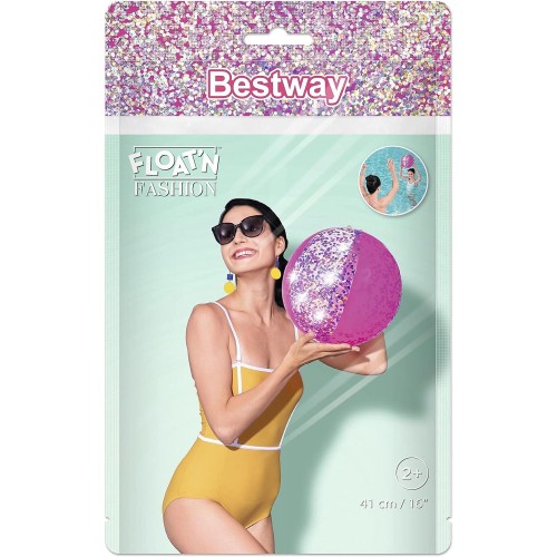 Bestway float's fashion glitter water ball 41 cm, sorted 31050 6941607310670