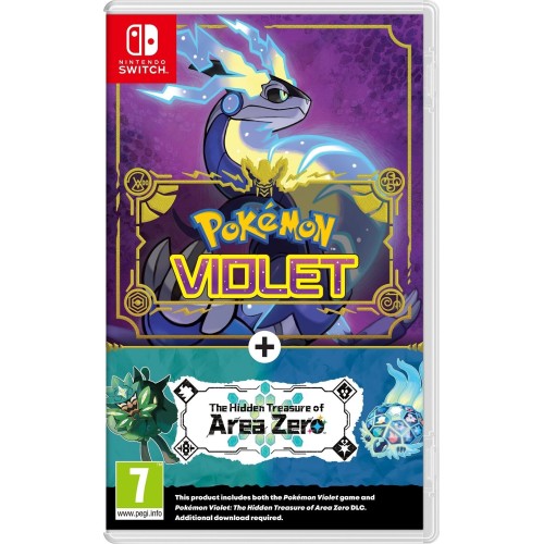 Nintendo pokemon violet + hidden treasure of area zero dlc  switch  045496511098
