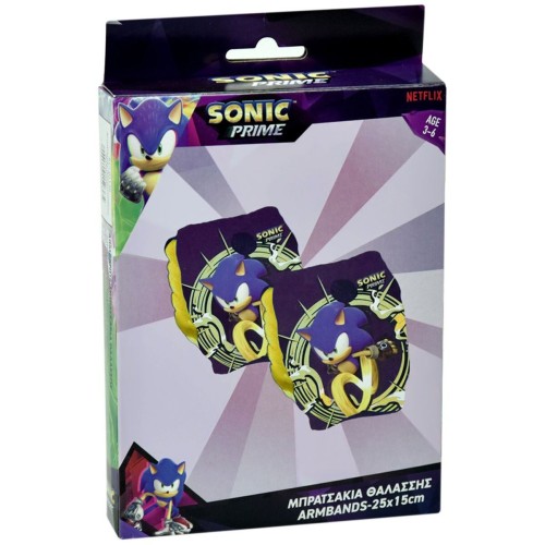 GIM Sonic The Hedgehog Armbands 25X15cm Sonic Prime 877-01120 5204549159365