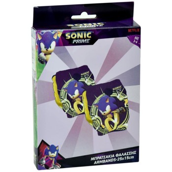 GIM Sonic The Hedgehog Armbands 25X15cm Sonic Prime 877-01120 5204549159365