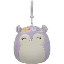 Kelly Toy Squishmallows Easter - Plush Keychain Wave 1 (6 Designs) 9Cm - Jazwares Sydnee The Squirrel  JWSQ0236-B 196566389274