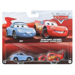 Mattel Disney Cars Pixar Cars Σετ Με 2 Αυτοκινητάκια Sally And Lightning Mcqueen DXV99 / HTX07 194735199310