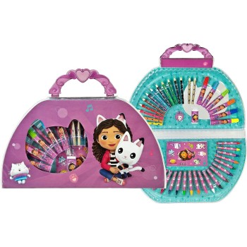 GIM Gabbys Dollhouse Carry Along Art Case For Girls 316-40770 4043946308645