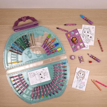 GIM Gabbys Dollhouse Carry Along Art Case For Girls 316-40770 4043946308645