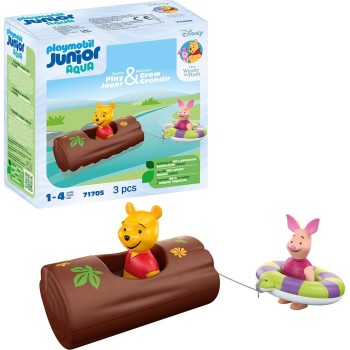Playmobil Disney Winnie the Pooh Junior K Disney Ο Γουίνι Και Το Γουρουνάκι Πάνε Βαρκάδα 71705 4008789717054