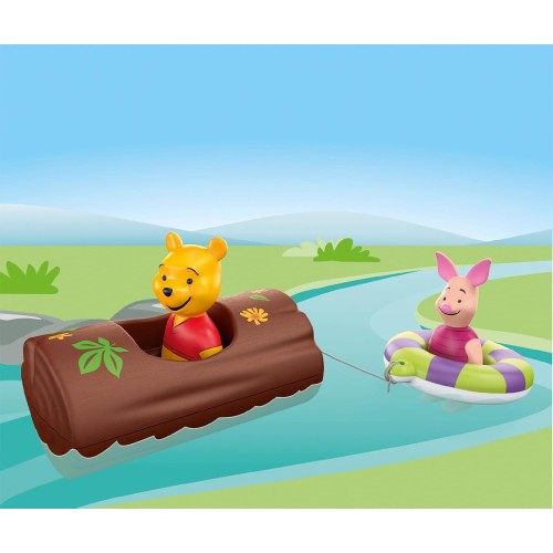 Playmobil Disney Winnie the Pooh junior and : winnie the poohs and piglets water adventure, including boat a 71705 4008789717054