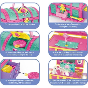 LUNA OFFICE Treasure Suitcase With Secret Keys 16X12x14cm 000622611 5205698694684