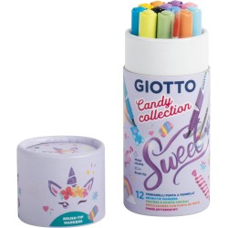 Giotto Turbo Soft Brush Candy Collection 12Pcs 000427700 8000825057069