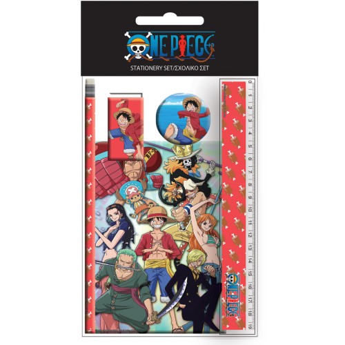 GIM Σετ Σχολικό Και Μπλοκ One Piece 377-03755 5204549163706