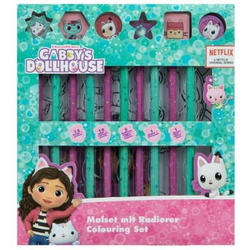 GIM Gabbys Dollhouse Colouring Set 316-40746 4043946313984