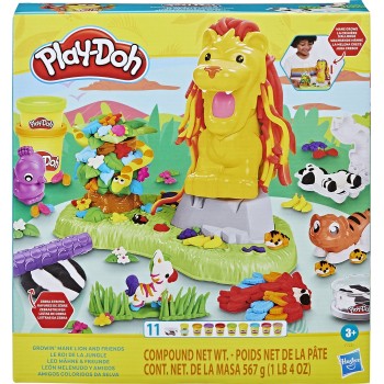 Hasbro Play-Doh Growin Mane And Friends Με 11 Βαζάκια Πλαστελίνη F7221 5010996121806