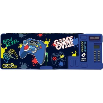 Diakakis imports School Case Must With Magnetic Closure 26X9x3.2 Cm Video Games New Level 000585992 5205698691584