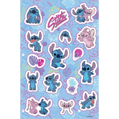 Diakakis imports Disney Stitch Calendar Stitch set 7 Pcs. With Pen, Sticker Page, Sequins, Glue 000564297 5205698661464