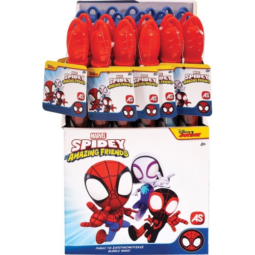 As company Spiderman as ραβδί για σαπουνόφουσκες  spidey and his amazing friends για 3+ χρονών 5200-01370 5203068013707
