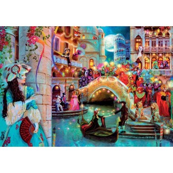 Clementoni Puzzle High Quality Collection Venetian Carnival 1000 pcs 1220-39827 8005125398270