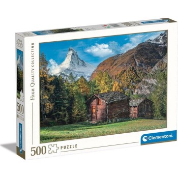 Clementoni Puzzle High Quality Collection Charming Matterhorn 500 pcs 1220-35523 8005125355235