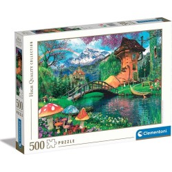 Clementoni Puzzle High Quality Collection House in the Shape of a Shoe 500 pcs 1220-35522 8005125355228