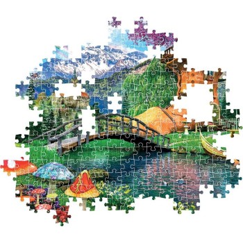 Clementoni Puzzle High Quality Collection House in the Shape of a Shoe 500 pcs 1220-35522 8005125355228