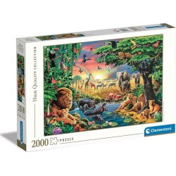 Clementoni Puzzle High Quality Collection African Animals 2000 pcs 1220-32081 8005125320813