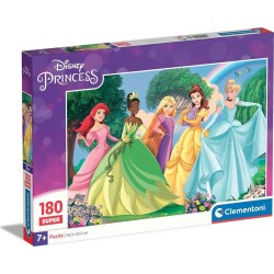 Clementoni Disney Princess Children's Puzzle Super Color Princesses 180 pcs 1210-29787 8005125297870