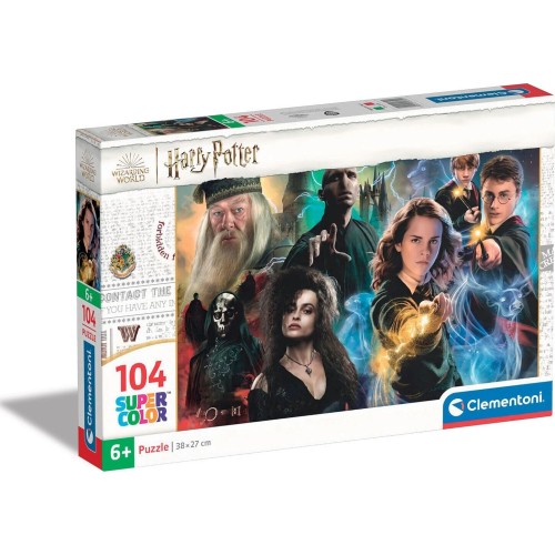 Clementoni παιδικό παζλ super color harry potter 104 τμχ 1210-25759 8005125257591
