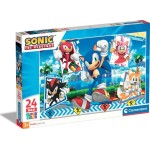 Clementoni Children's Puzzle Maxi Super Color Sonic the Hedgehog 24 pcs 1200-28526 8005125285263