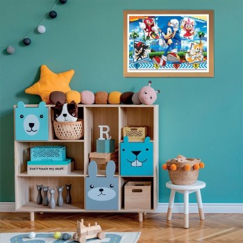 Clementoni Children's Puzzle Maxi Super Color Sonic the Hedgehog 24 pcs 1200-28526 8005125285263