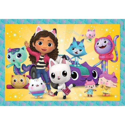 Clementoni Children's Puzzle Maxi Super Color Gabbys Dollhouse 24 pcs ...