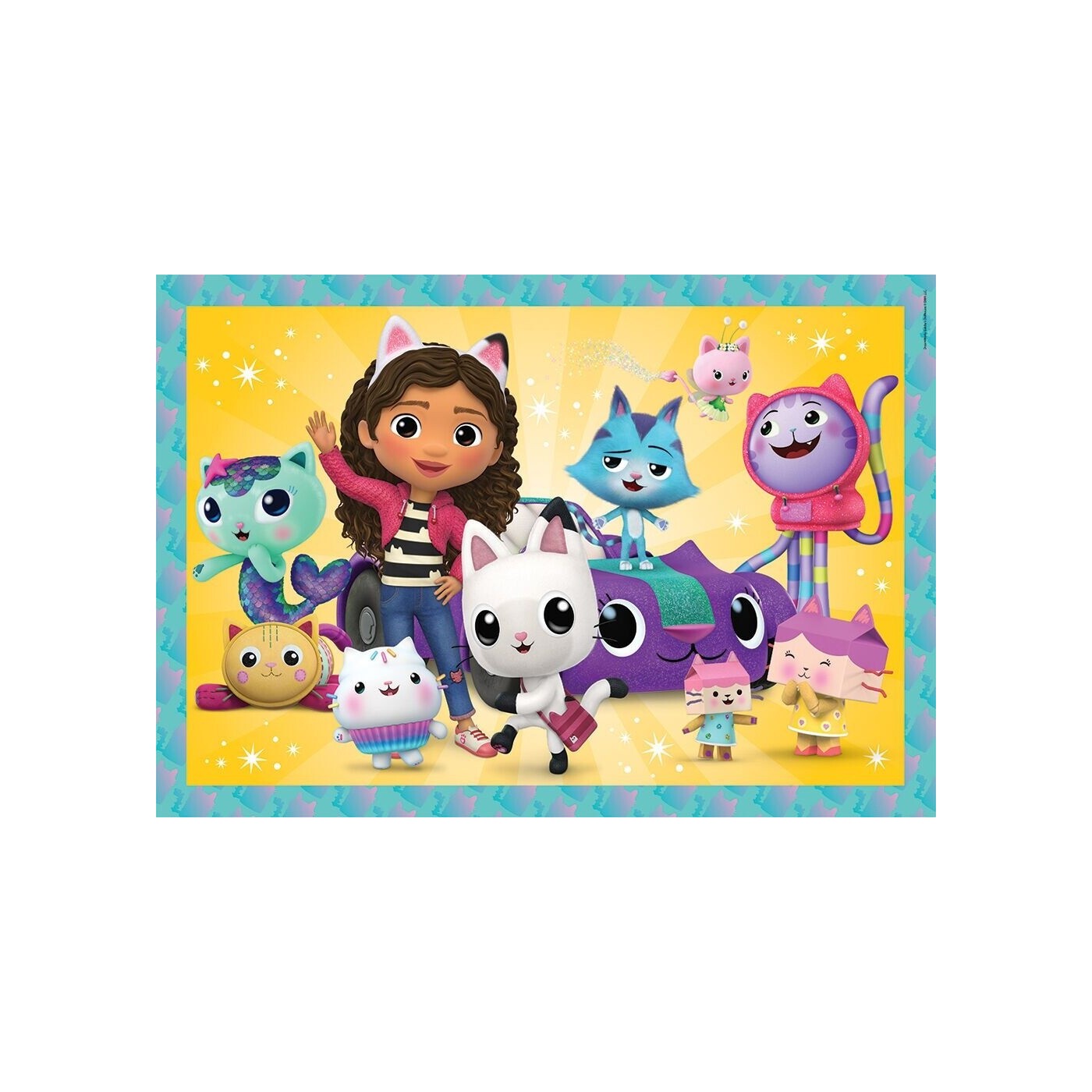 Clementoni Children's Puzzle Maxi Super Color Gabbys Dollhouse 24 pcs ...
