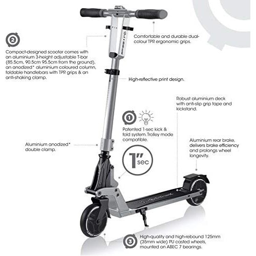 Globber One K 125, Μπλε 670-100-2 4895224401049