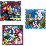 Clementoni Children's Puzzle Super Color Sonic the Hedgehog 3x48 pcs 1200-25320 8005125253203