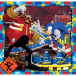 Clementoni Children's Puzzle Super Color Sonic the Hedgehog 3x48 pcs 1200-25320 8005125253203