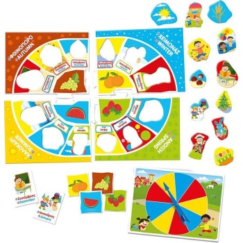Clementoni Εξυπνούλης Clever Educational Game Months And Seasons For 5-7 Years Old 1024-63256 8005125632565