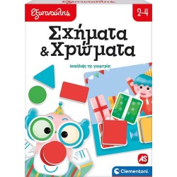 Clementoni Εξυπνούλης Smart Educational Game Shapes And Colors For 2-4 Years Old 1024-63259 8005125632596