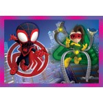 Clementoni Spiderman Children's Puzzle 4 in 1 Super Color Marvel Spidey and his Unlikely Friends 12-16-20-24 pcs 1200-21528 8005