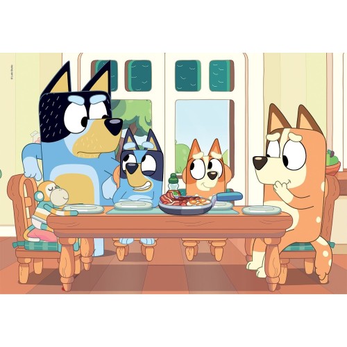 Clementoni παιδικό παζλ super color bluey 2x20 τμχ 1200-24807 | Toys ...