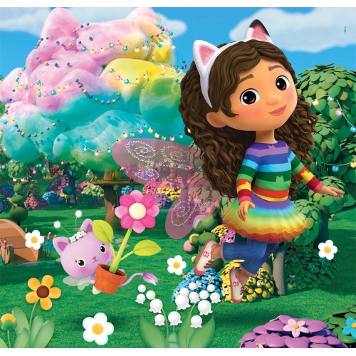 Clementoni Children's Puzzle Super Color Gabbys Dollhouse 3x48 pcs 1200-25295 8005125252954