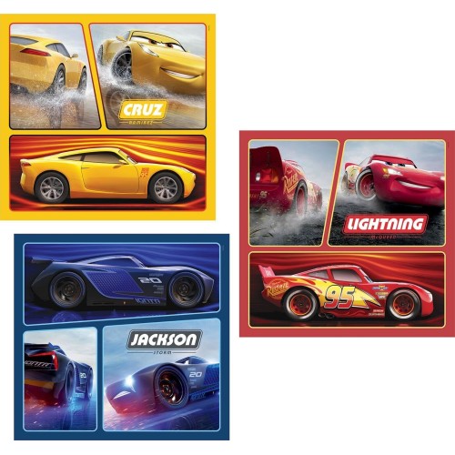 Clementoni Children's Puzzle Super Color Disney Cars 3x48 pcs 1200 ...