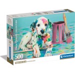 Clementoni 35545 jigsaw collection-funny 500 pieces-poster included, puzzle for adults 1220-35545 8005125355457