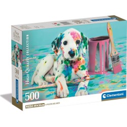 Clementoni 35545 jigsaw collection-funny 500 pieces-poster included, puzzle for adults 1220-35545 8005125355457