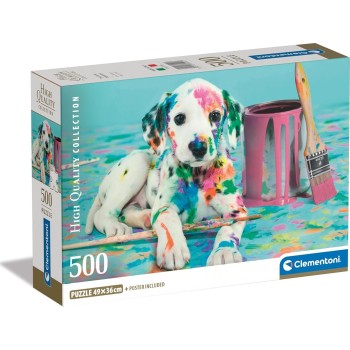 Clementoni 35545 jigsaw collection-funny 500 pieces-poster included, puzzle for adults 1220-35545 8005125355457