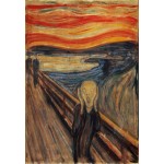Clementoni 39791 museum collection-the scream-1000 pieces-adult jigsaw puzzles, art, f 1260-39791 8005125397914