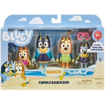 Giochi Preziosi Bluey 4 Figures 6cm - Country Theme BLY63000 8056379165330