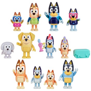 Giochi Preziosi Bluey 4 Figures 6cm - Country Theme BLY63000 8056379165330