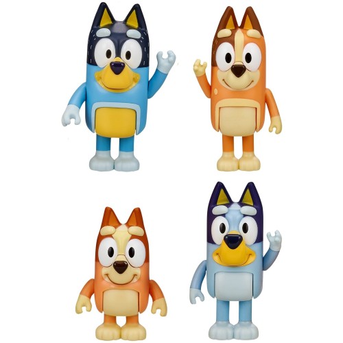 Giochi Preziosi Bluey 4 Figures 6cm - Country Theme BLY63000 8056379165330