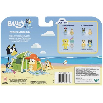 Giochi Preziosi Bluey 4 φιγούρες 6 εκ - Θεμα Εξοχικο BLY63000 8056379165330