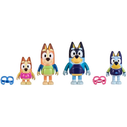 Giochi Preziosi Bluey 4 φιγούρες 6 εκ - Θεμα Εξοχικο BLY63000 8056379165330