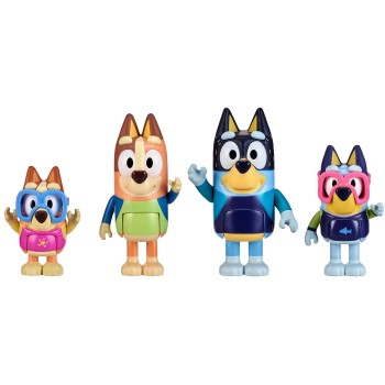 Giochi Preziosi Bluey 4 Figures 6cm - Country Theme BLY63000 8056379165330